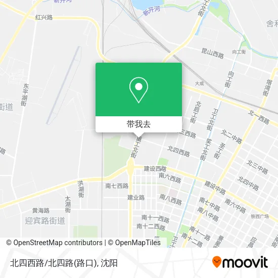 北四西路/北四路(路口)地图
