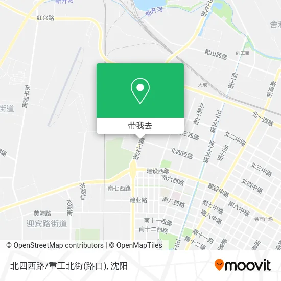 北四西路/重工北街(路口)地图
