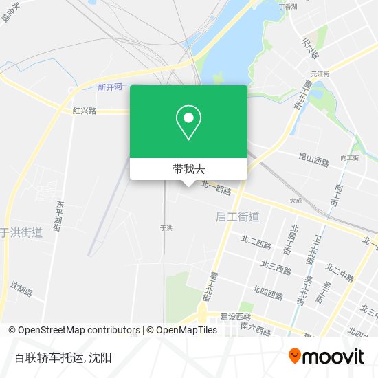 百联轿车托运地图