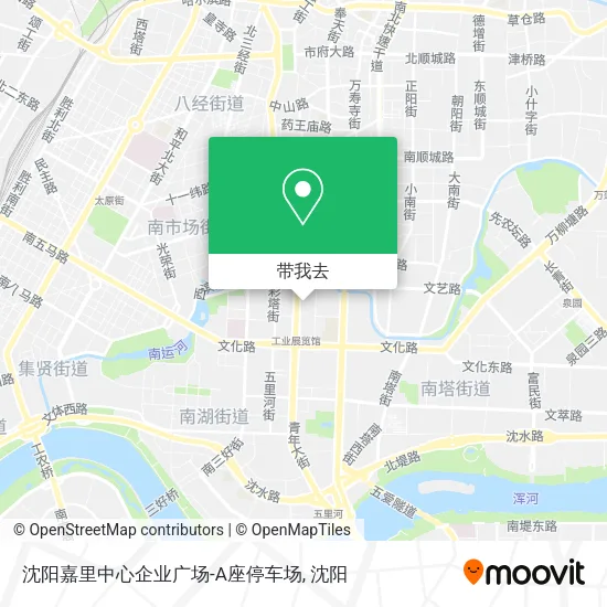 沈阳嘉里中心企业广场-A座停车场地图