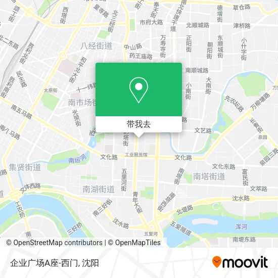 企业广场A座-西门地图
