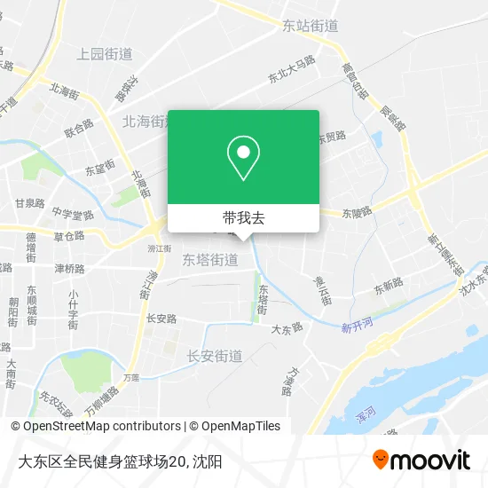 大东区全民健身篮球场20地图