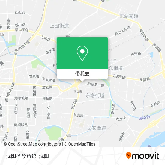 沈阳圣欣旅馆地图