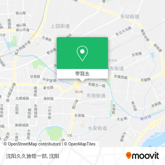 沈阳久久旅馆一部地图