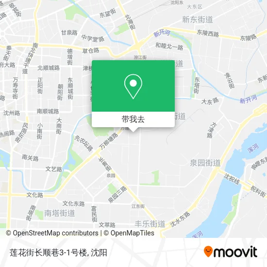 莲花街长顺巷3-1号楼地图