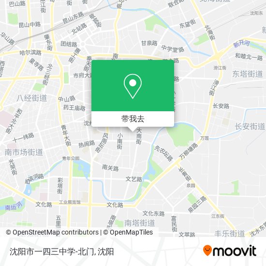 沈阳市一四三中学-北门地图