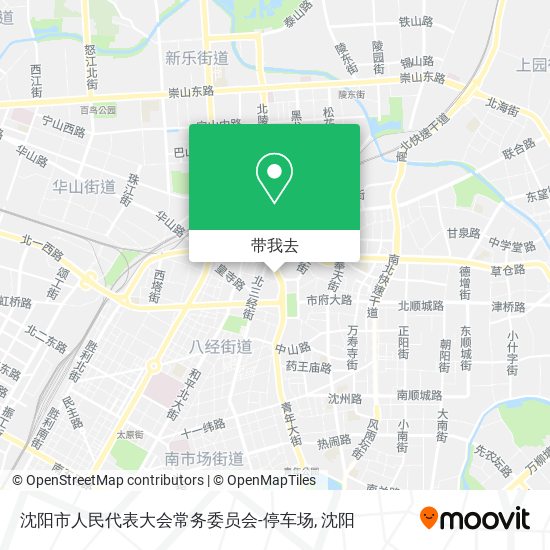 沈阳市人民代表大会常务委员会-停车场地图