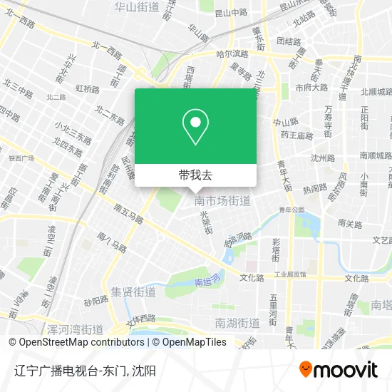 辽宁广播电视台-东门地图