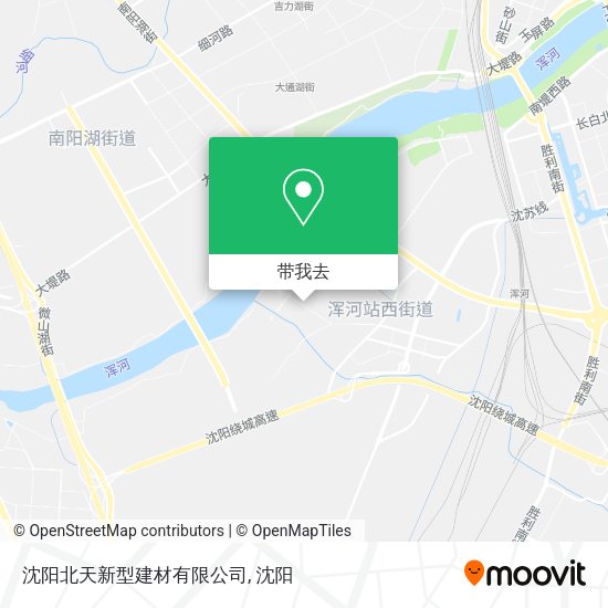 沈阳北天新型建材有限公司地图