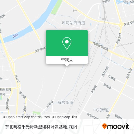 东北鹰格阳光房新型建材研发基地地图