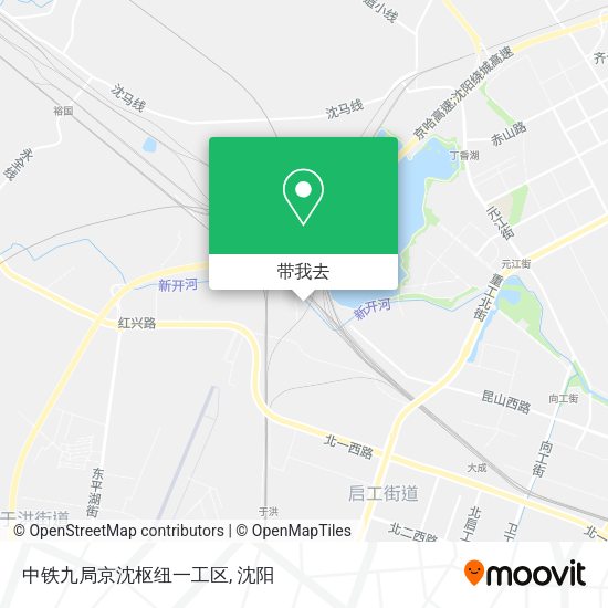 中铁九局京沈枢纽一工区地图
