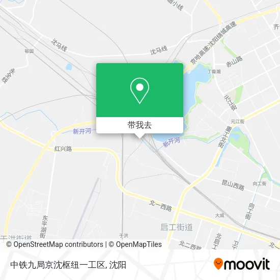 中铁九局京沈枢纽一工区地图