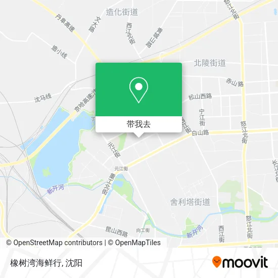 橡树湾海鲜行地图