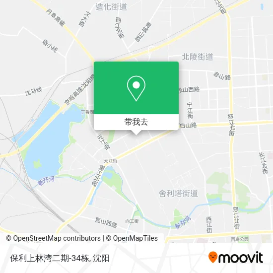 保利上林湾二期-34栋地图