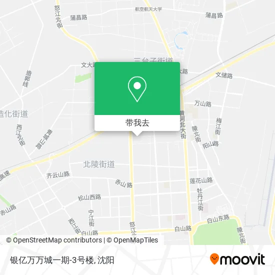 银亿万万城一期-3号楼地图