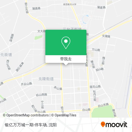 银亿万万城一期-停车场地图