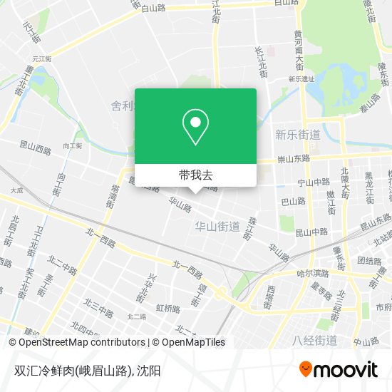 双汇冷鲜肉(峨眉山路)地图