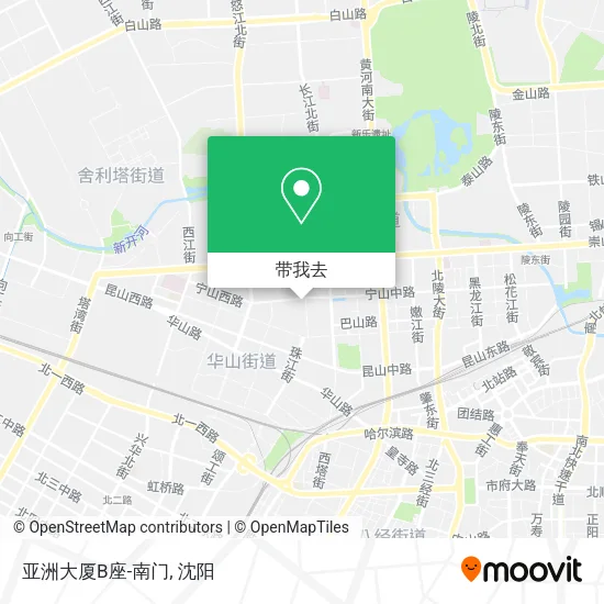 亚洲大厦B座-南门地图