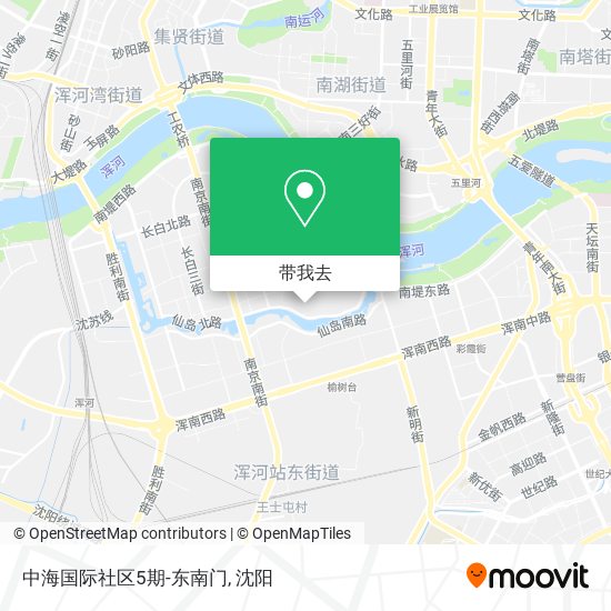 中海国际社区5期-东南门地图