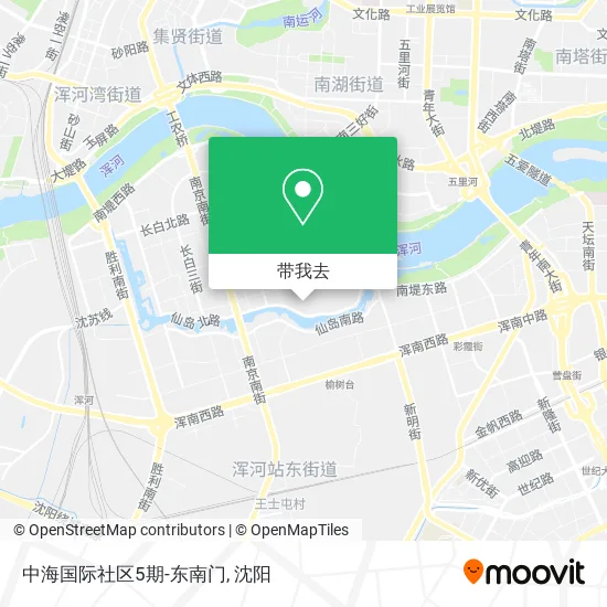 中海国际社区5期-东南门地图