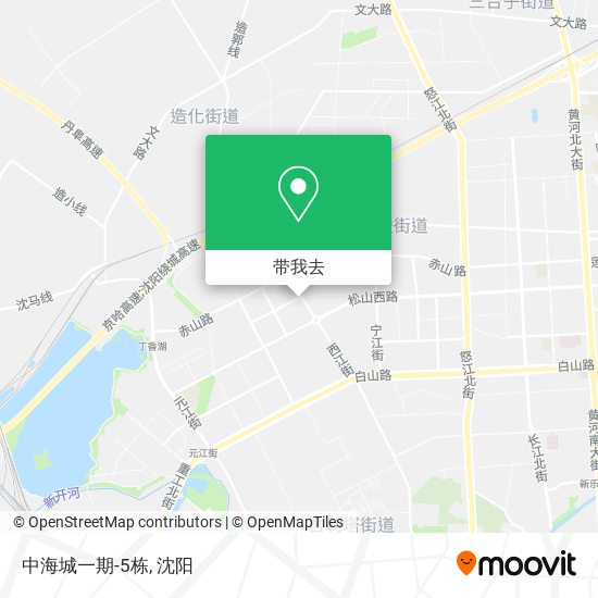 中海城一期-5栋地图
