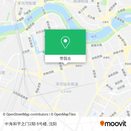 中海和平之门2期-5号楼地图