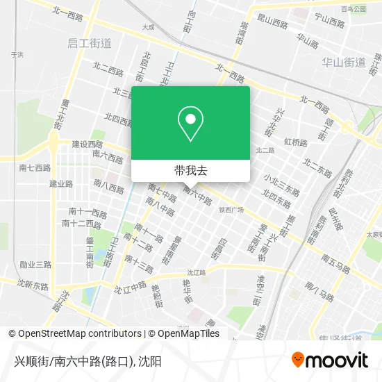 兴顺街/南六中路(路口)地图