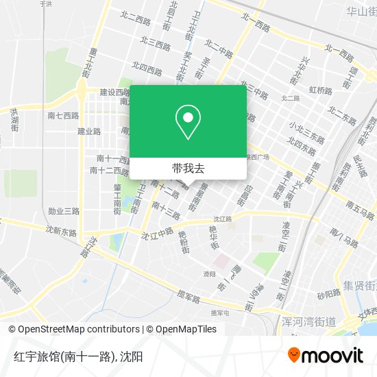 红宇旅馆(南十一路)地图