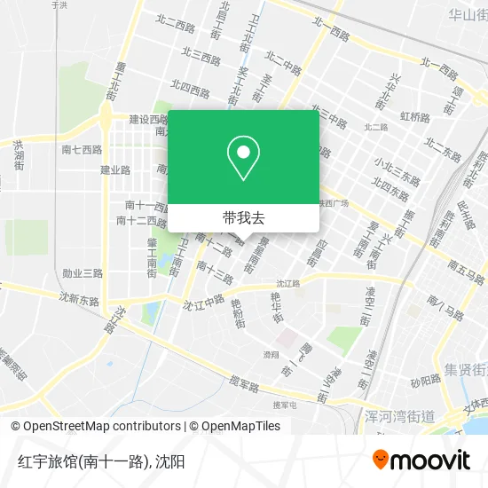 红宇旅馆(南十一路)地图