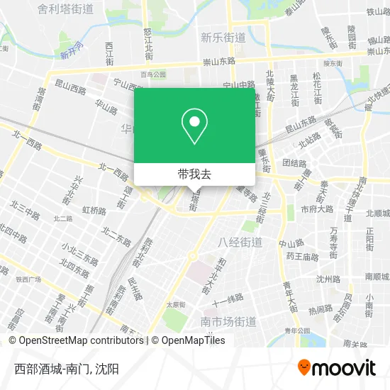 西部酒城-南门地图