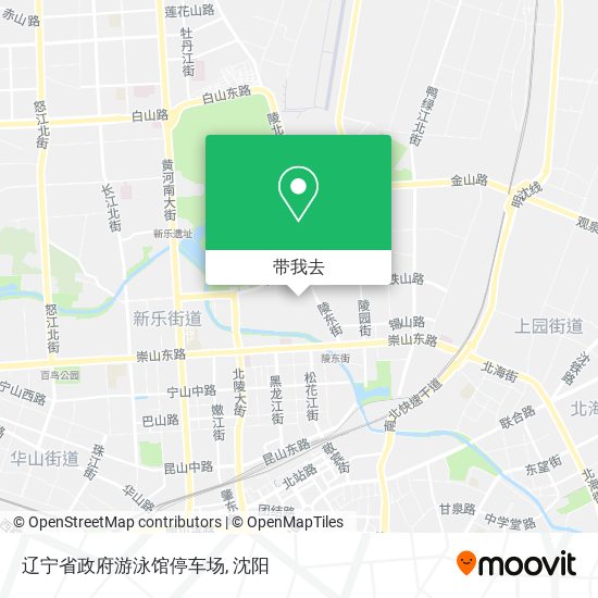 辽宁省政府游泳馆停车场地图
