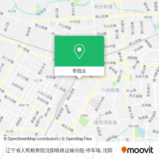 辽宁省人民检察院沈阳铁路运输分院-停车场地图