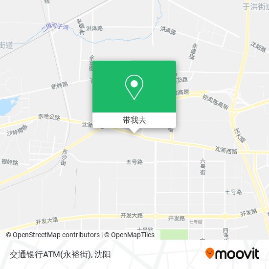 交通银行ATM(永裕街)地图
