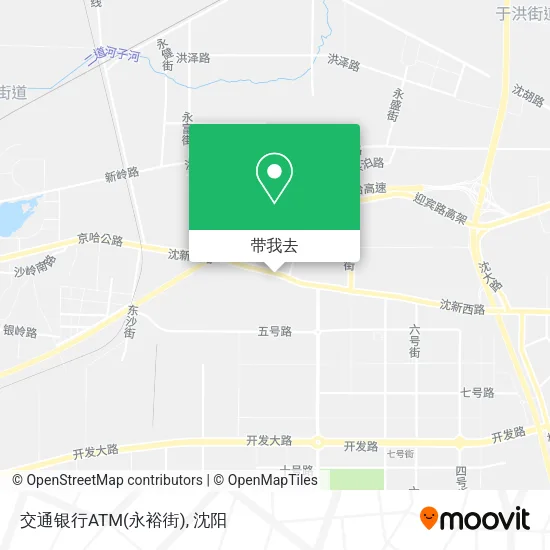 交通银行ATM(永裕街)地图