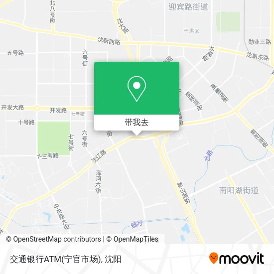 交通银行ATM(宁官市场)地图