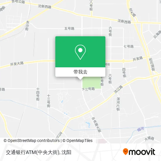 交通银行ATM(中央大街)地图