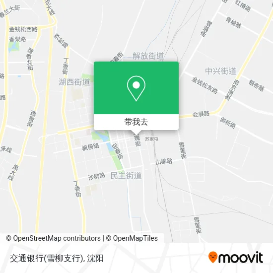 交通银行(雪柳支行)地图