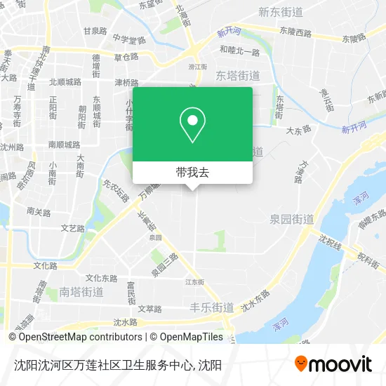 沈阳沈河区万莲社区卫生服务中心地图