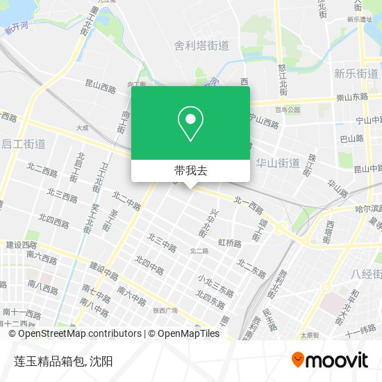 莲玉精品箱包地图