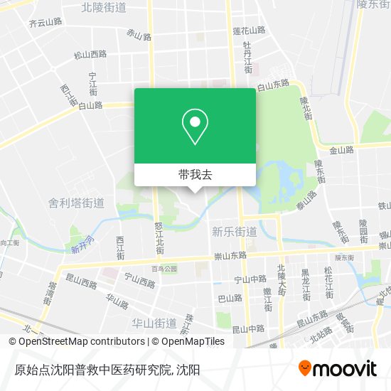 原始点沈阳普救中医药研究院地图