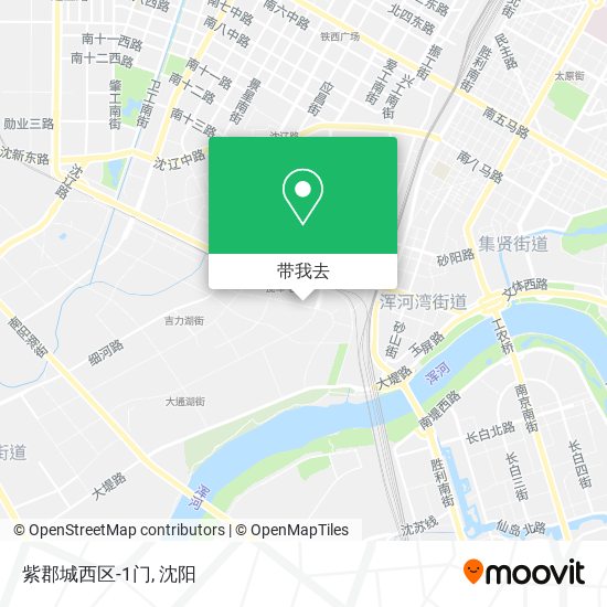 紫郡城西区-1门地图