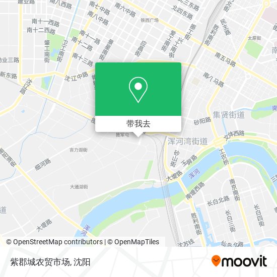 紫郡城农贸市场地图