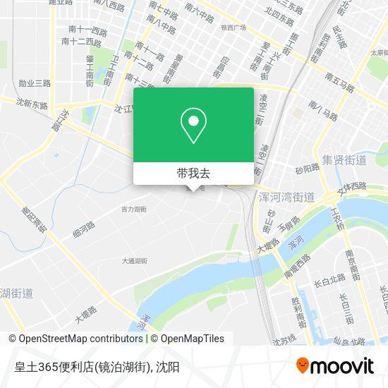 皇土365便利店(镜泊湖街)地图
