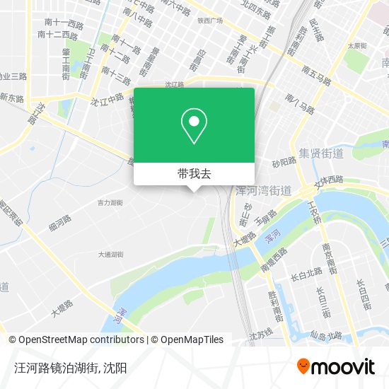 汪河路镜泊湖街地图