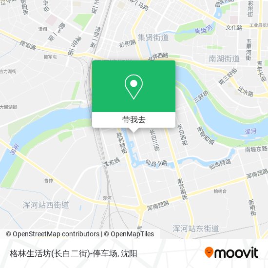 格林生活坊(长白二街)-停车场地图