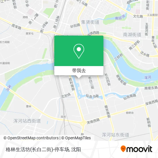 格林生活坊(长白二街)-停车场地图
