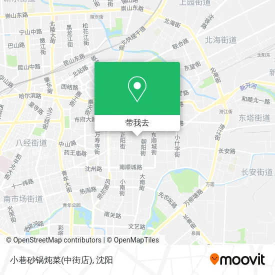 小巷砂锅炖菜(中街店)地图