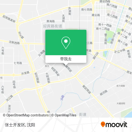 张士开发区地图