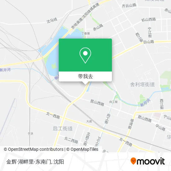 金辉·湖畔里-东南门地图