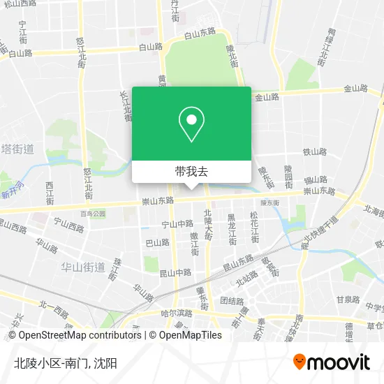 北陵小区-南门地图
